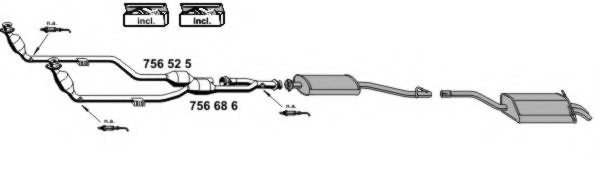 ERNST 040880 Exhaust System